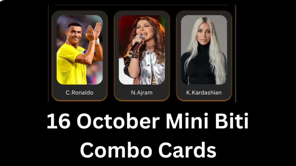 16 October Mini Biti Combo Cards