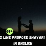 2 line Propose Shayari in English