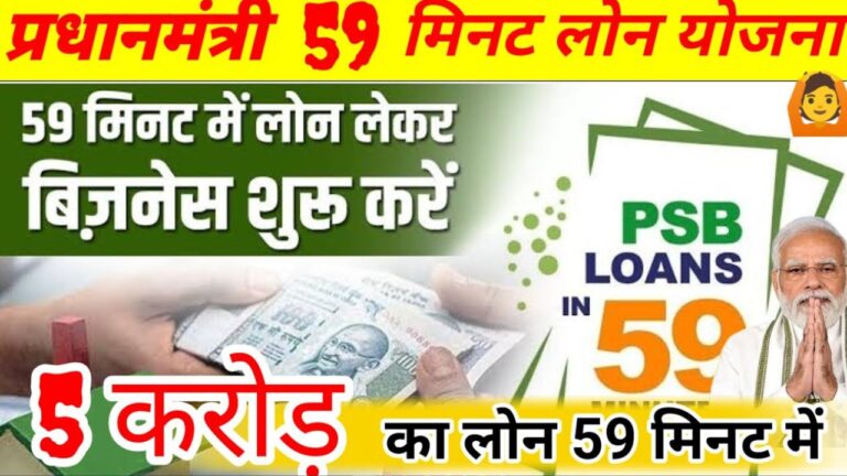 59 minute Loan Yojana