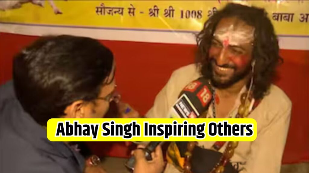 Abhay Singh Inspiring Others