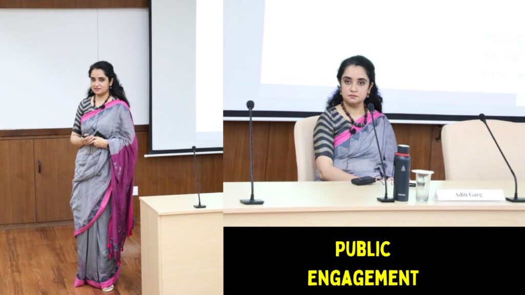 Aditi Garg IAS Public Engagement