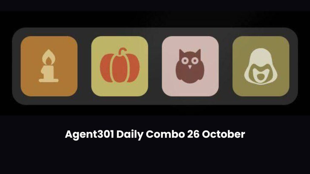 Agent301 Daily Combo 26 October