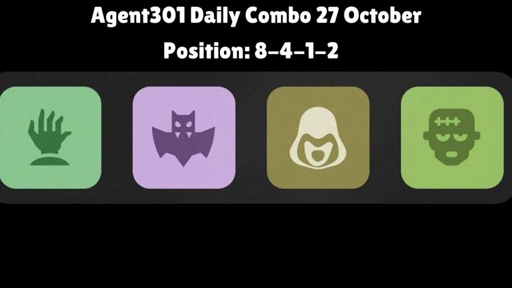 Agent301 Daily Combo 27 October