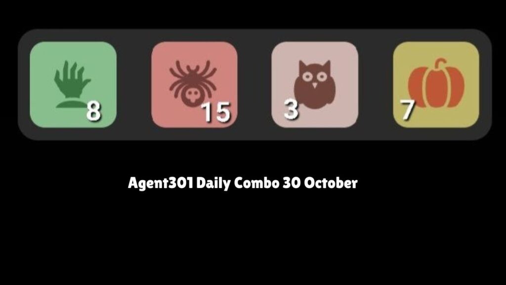 Agent301 Daily Combo 30 October