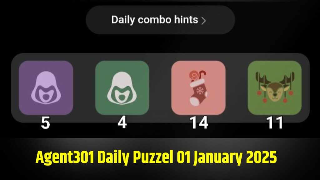 Agent301 Daily Puzzel 01 January 2025