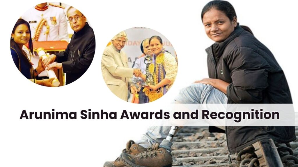 Arunima Sinha Awards and Recognition