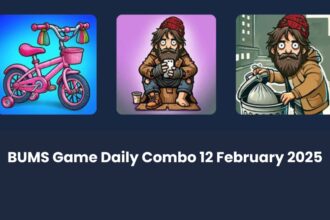 BUMS Game Daily Combo 12 February 2025