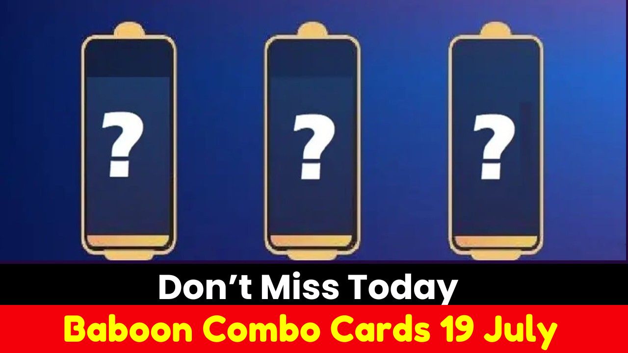 Baboon Combo Cards 19 July