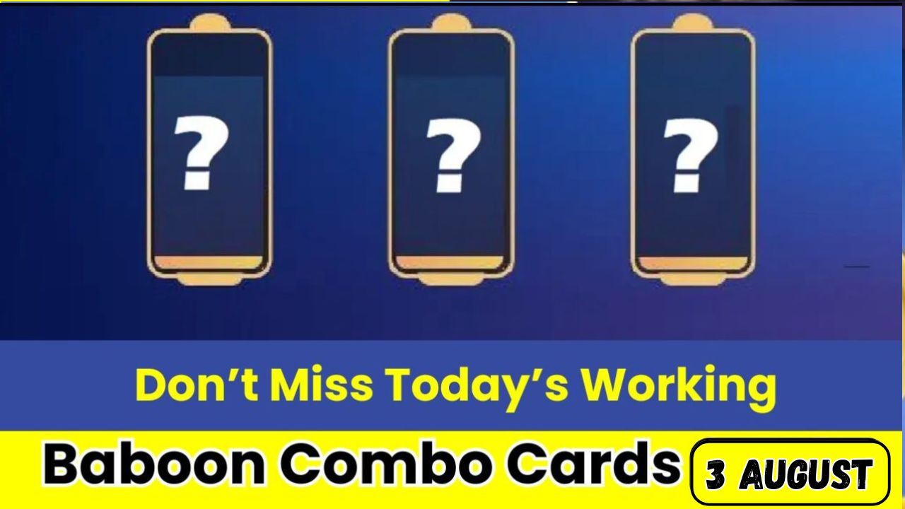 Baboon Combo Cards 3 August