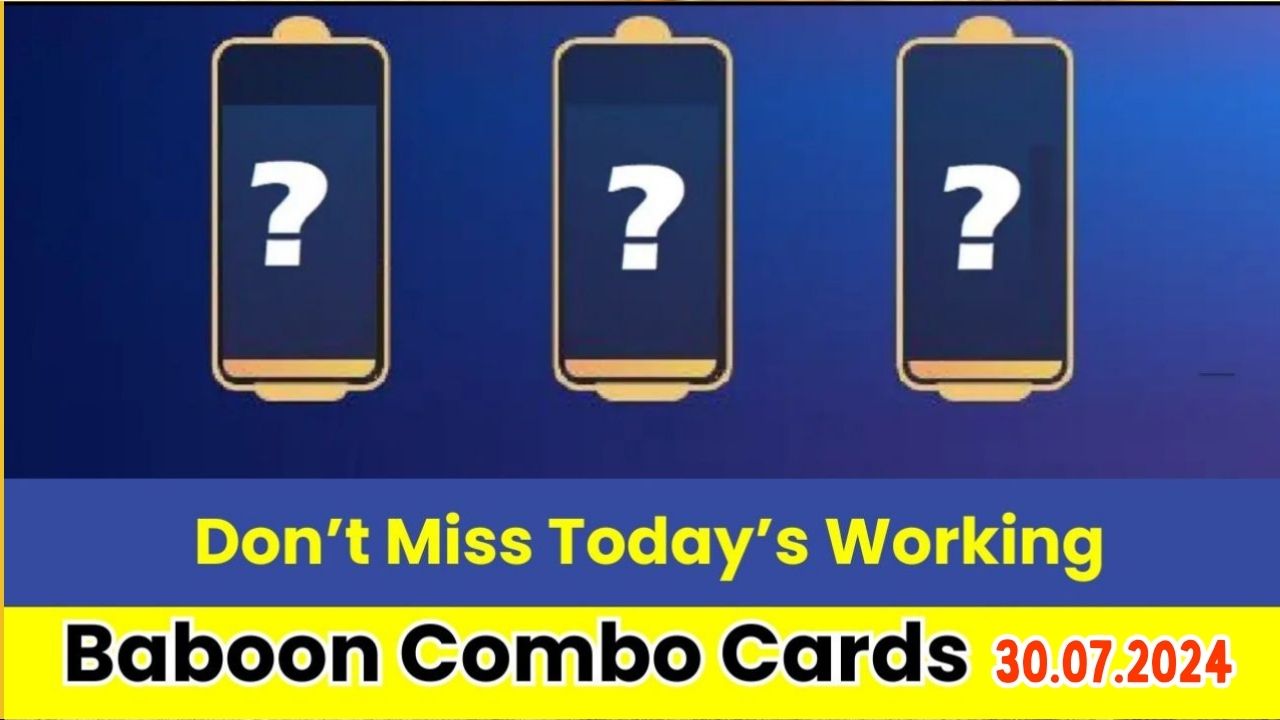 Baboon Combo Cards 30 July