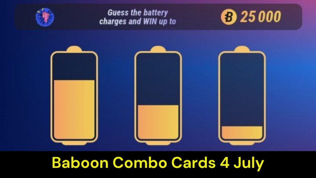 Baboon Combo Cards 5 July