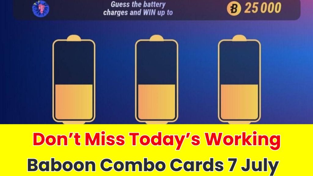 Baboon Combo Cards 7 July