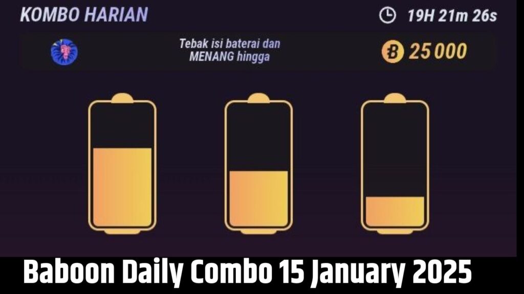 Baboon Daily Combo 15 January 2025