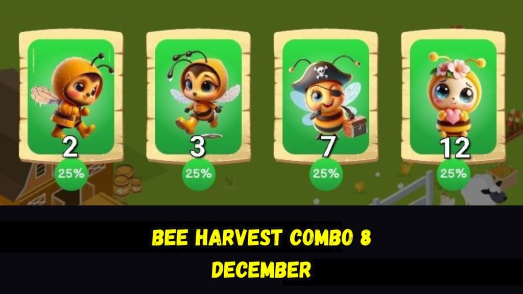 Bee Harvest Combo 8 December