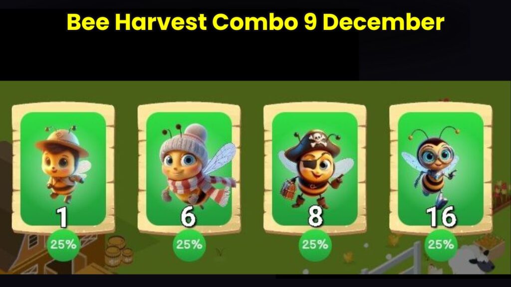 Bee Harvest Combo 9 December