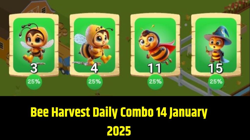 Bee Harvest Daily Combo 14 January 2025