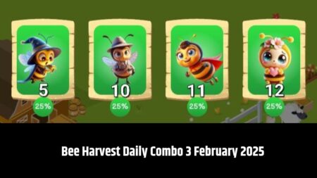 Bee Harvest Daily Combo 3 February 2025