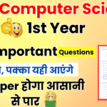 Bsc 1st Year Computer Science Important Questions