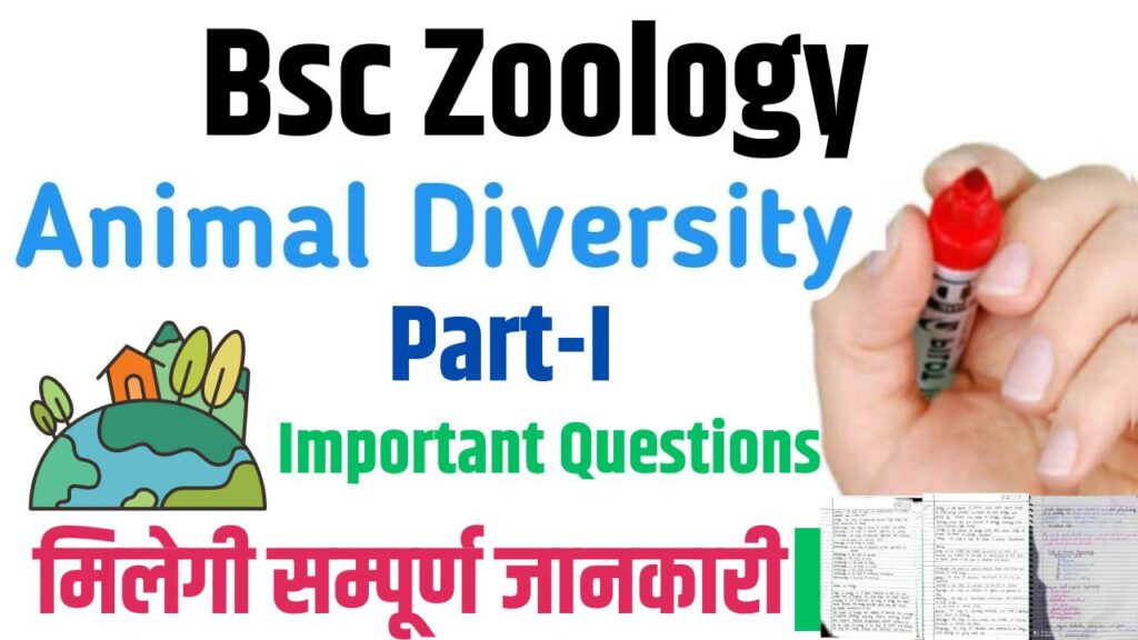 Bsc Zoology Animal Diversity Part-I Important questions