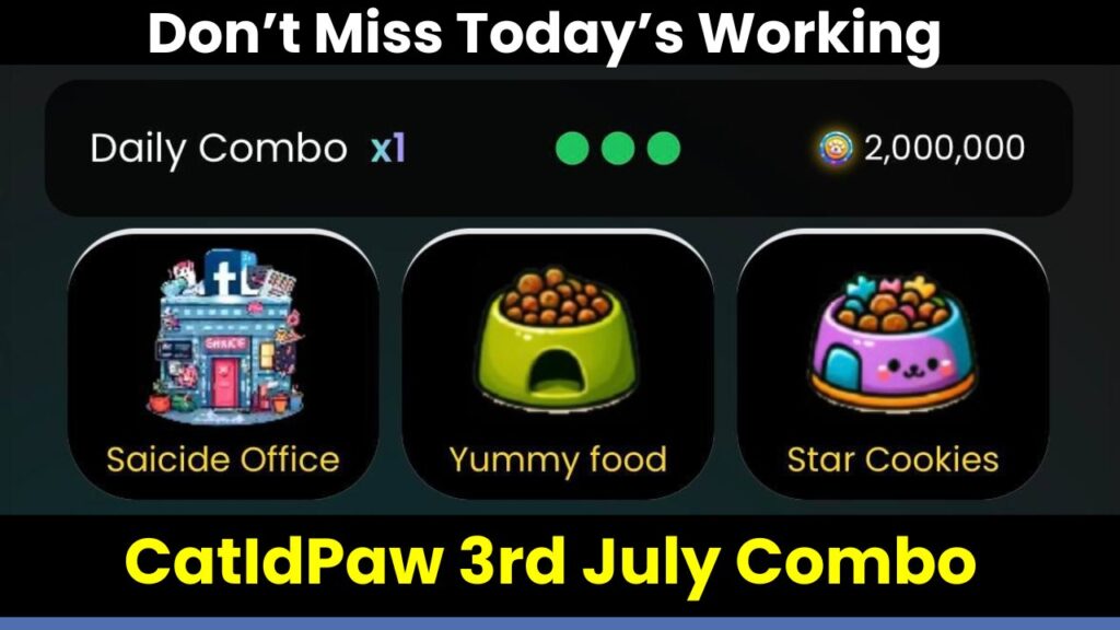 CatIdPaw 3rd July Combo