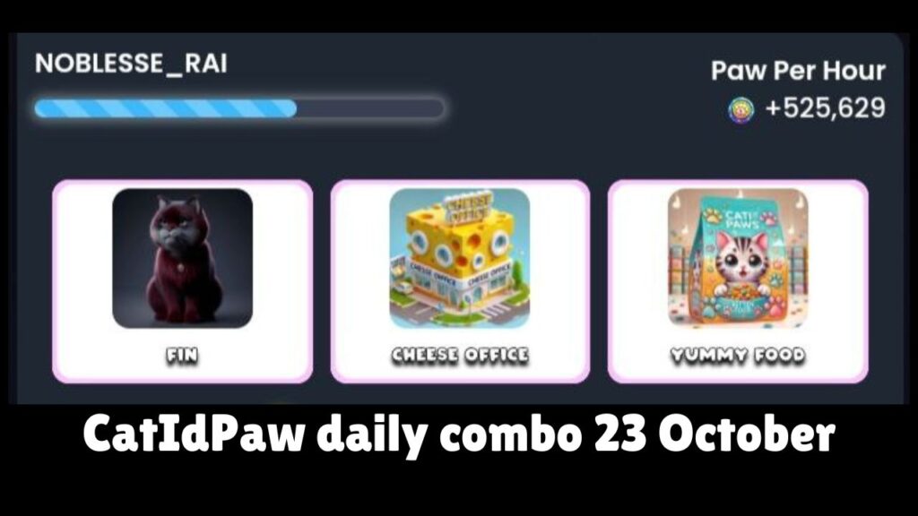 CatIdPaw daily combo 23 October