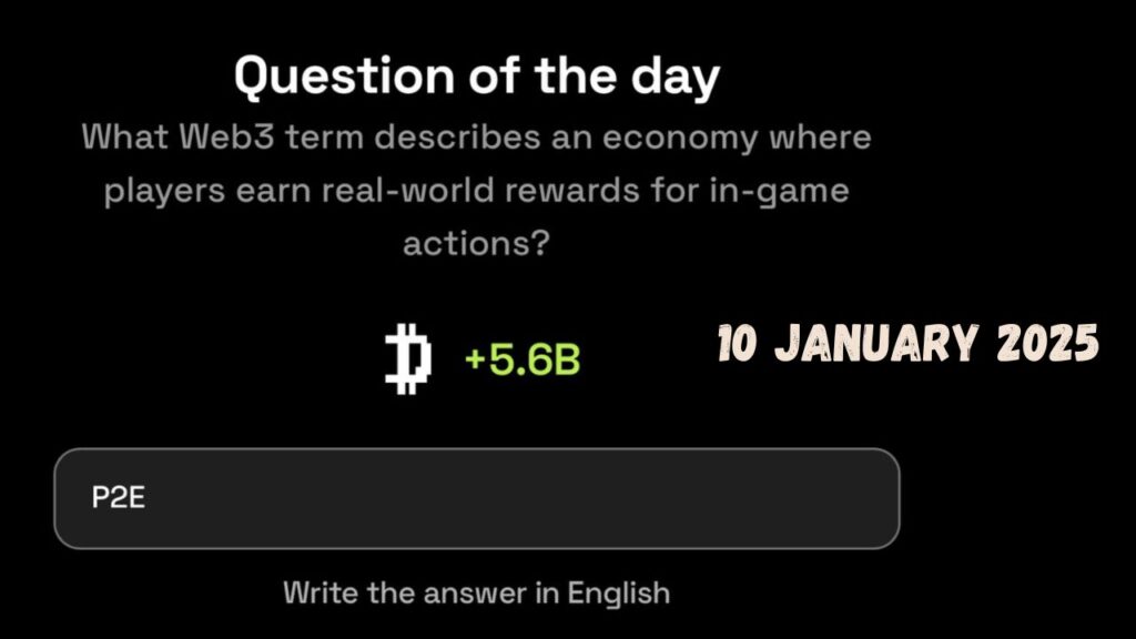 Dropee Daily Question 10 January 2025