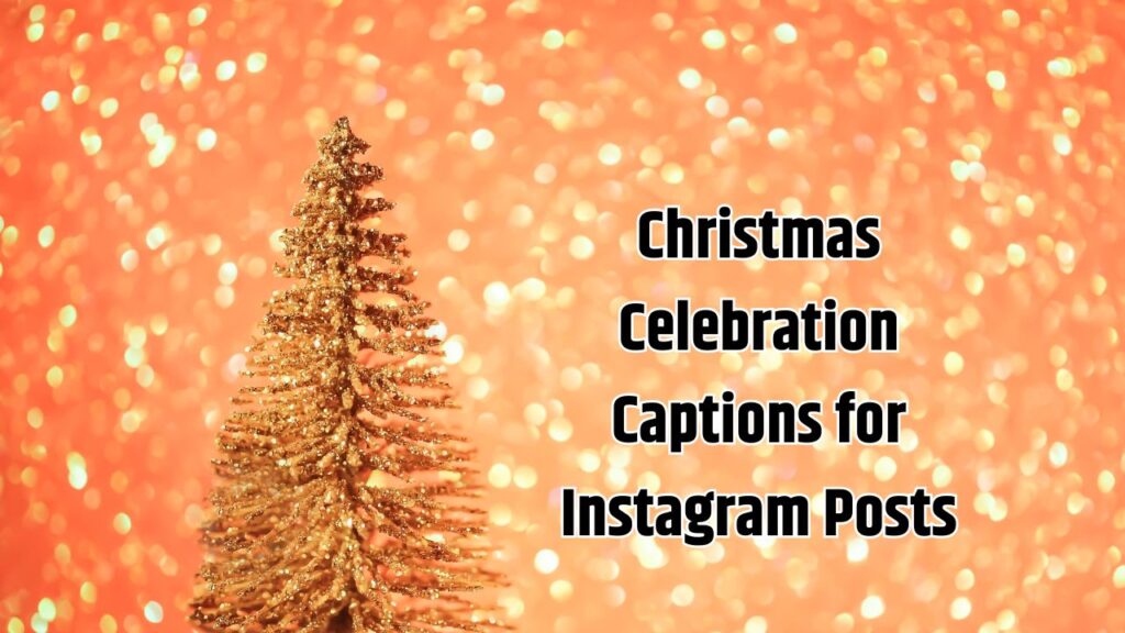 Christmas Celebration Captions for Instagram Posts