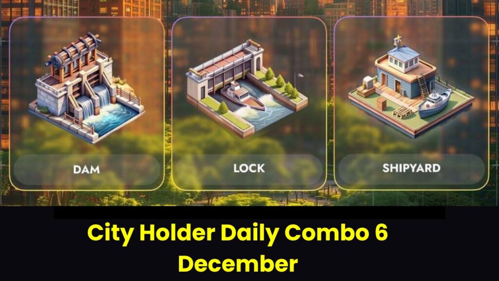 City Holder Daily Combo 6 December