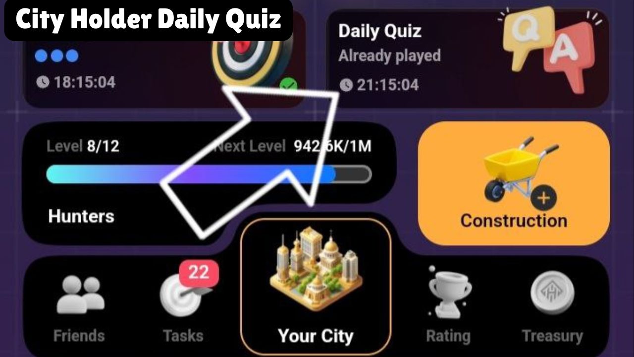 City Holder Quiz