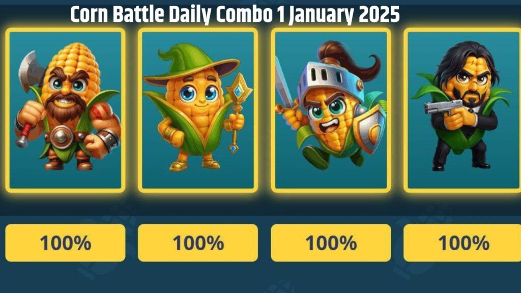 Corn Battle Daily Combo 1 January 2025