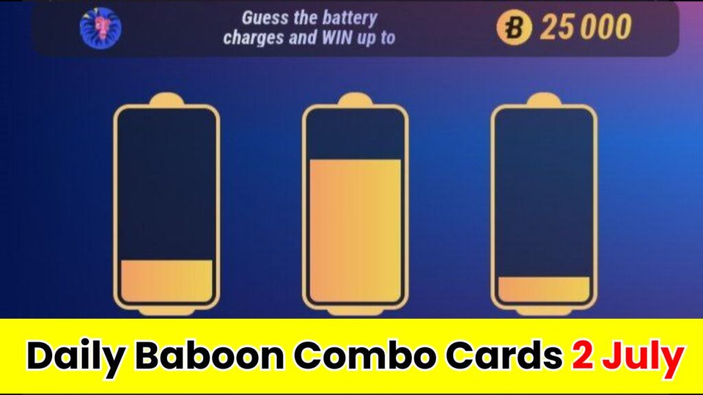 Daily Baboon Combo Cards 2 July