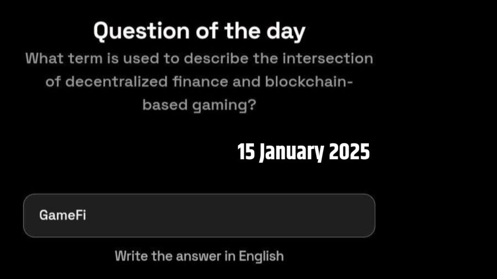 Dropee Daily Question 15 January 2025