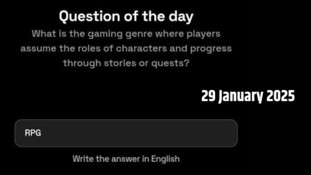 Dropee Daily Question 29 January 2025