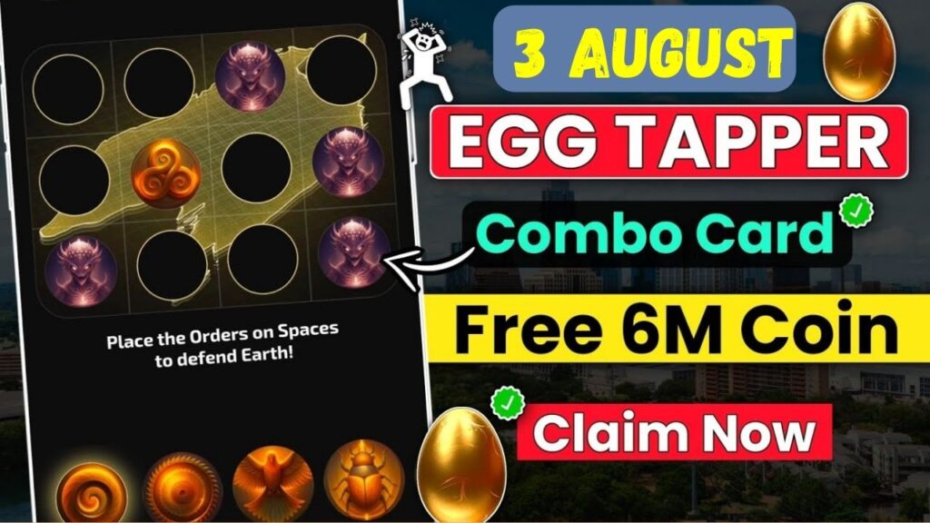 Egg Taper Combo Card 3 August