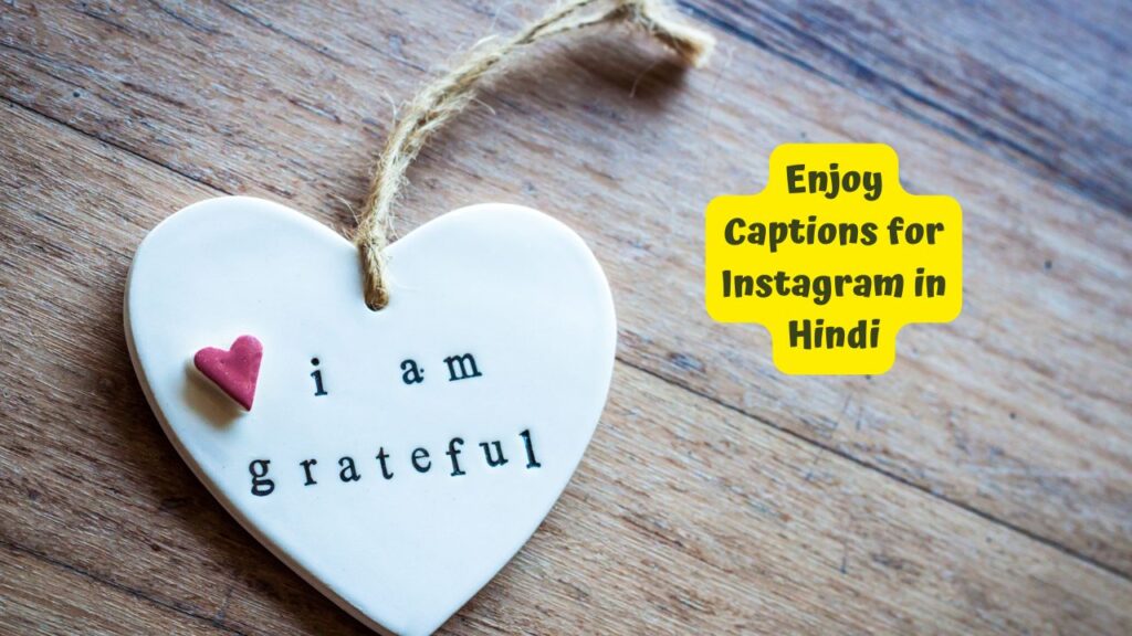 Enjoy Life captions for instagram in hindi