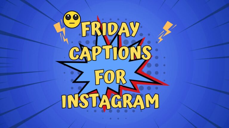 Friday Captions For Instagram