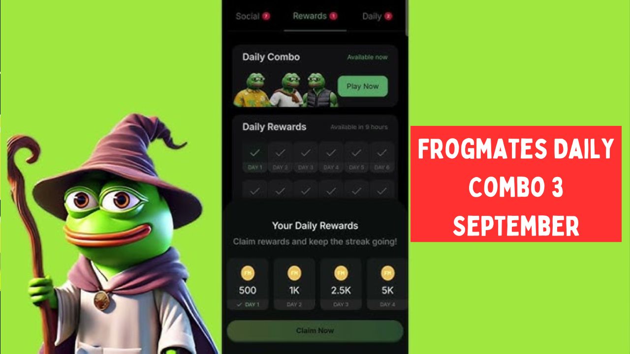 Frogmates Daily Combo 3 September