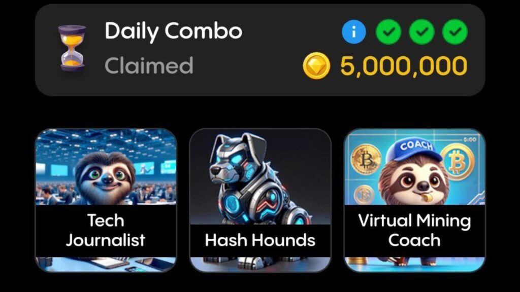 Gemz Daily combo Card 3 November