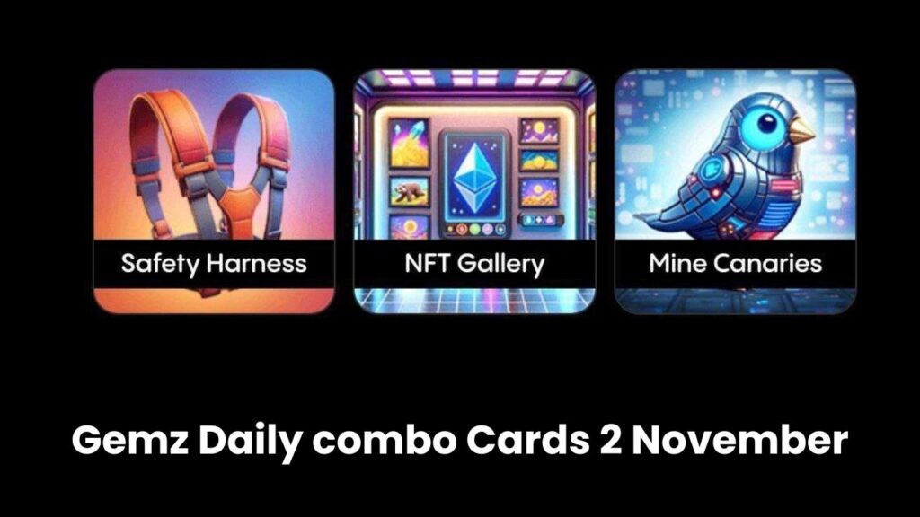 Gemz Daily combo Cards 2 November