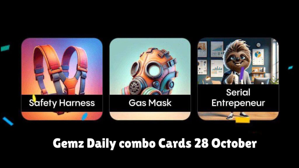 Gemz Daily combo Cards 28 October