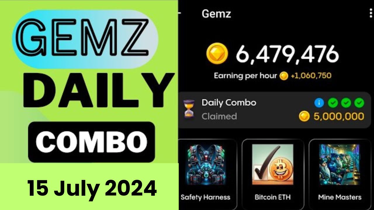 Gemz daily combo 15 July