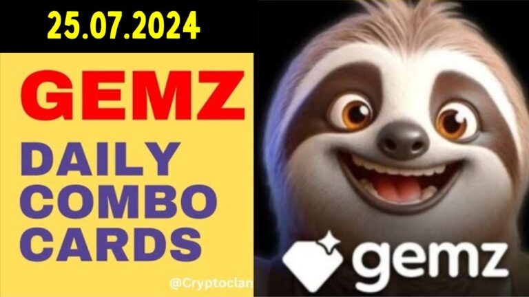 Gemz daily combo 25 July