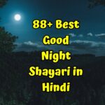 Good Night Shayari in Hindi