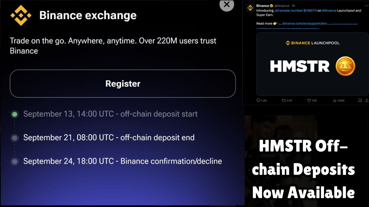 HMSTR Off chain Deposits Now Available