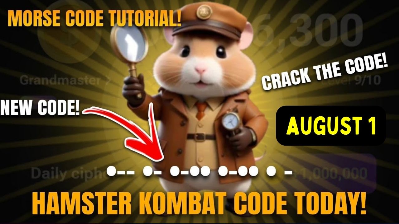 Hamster Kombat Cipher Morse Code Aug 1