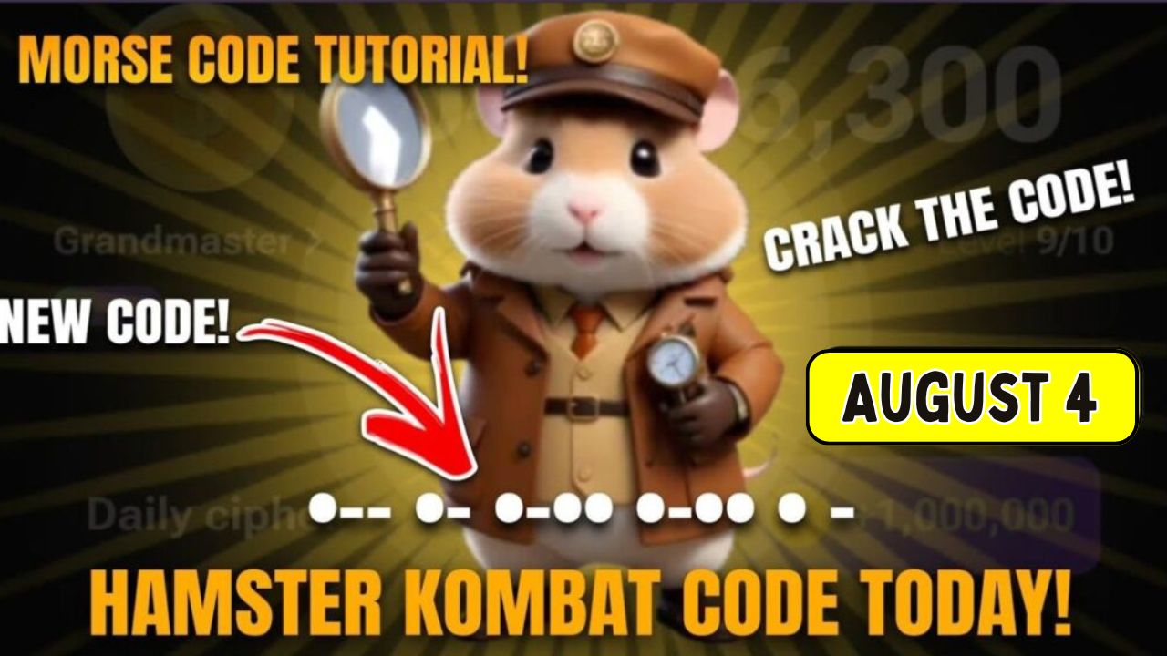 Hamster Kombat Cipher Morse Code August 4