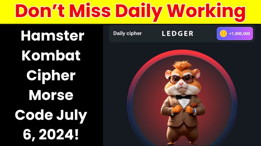 Hamster Kombat Cipher Morse Code July 6