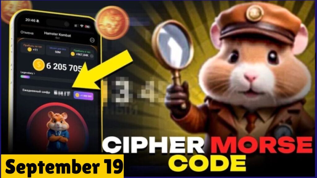 Hamster Kombat Cipher Morse Code September 19