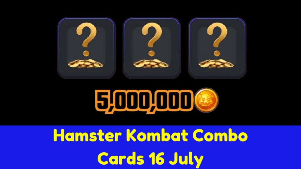 Hamster Kombat Combo Cards 16 July