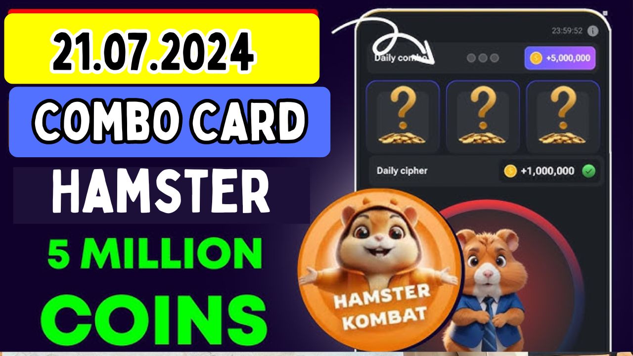 Hamster Kombat Combo Cards 21 July